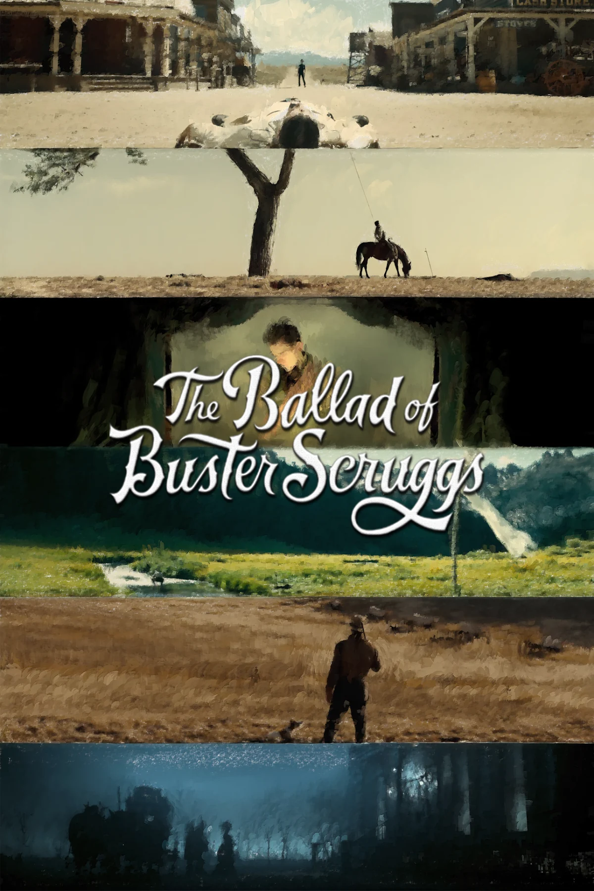 Buster Scruggs poster design